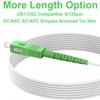FLYPROFiber 15m/49ft OS2 SC/APC to SC/APC, OS2 Armored Single Mode