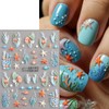 6 Sheets Ocean Nail Stickers for Nail Art Summer Starfish