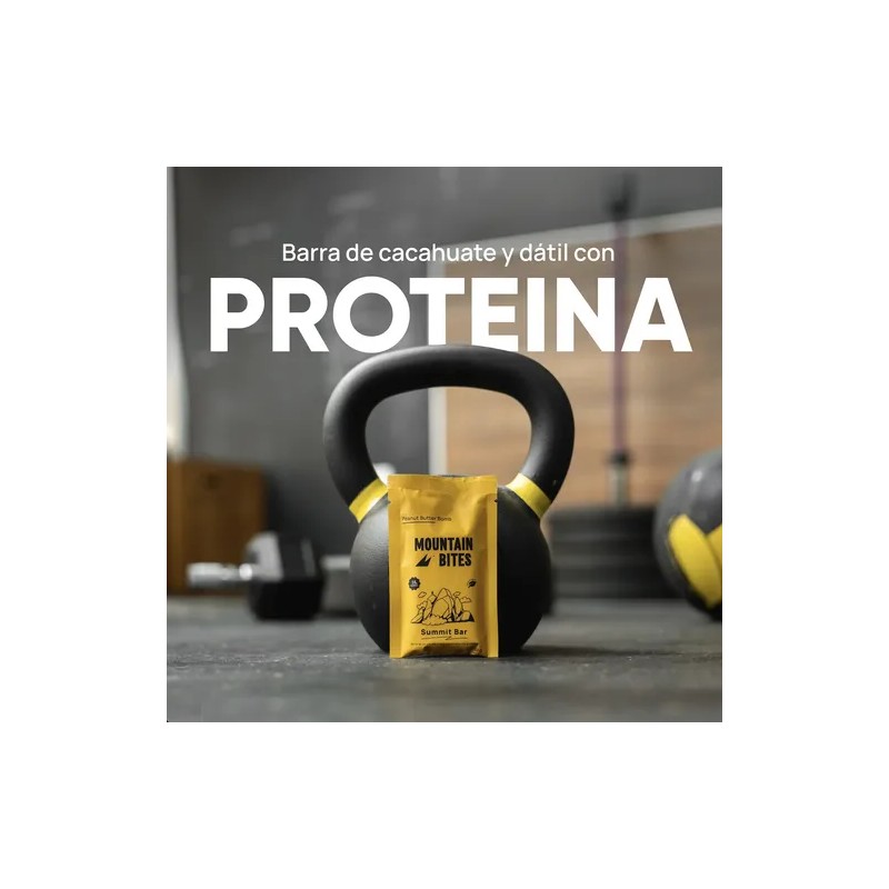 Barras De Proteina Mountain Bites - Peanut Butter - 10pz