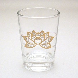 Altarya Takita Shoten Glass Cups, Medium Height 2.9 inches (7.3 cm) x Diameter 2.1 inches (5.3 cm)), Buddhist Altar & Glass for Altar [Takita Shoten Issue]
