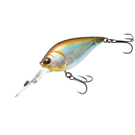 DUEL HARDCORE Bass Lure, Crank 3+ 2.8 inches (70 mm), Floating 05: Kayblue Ghost Shad, Center of Gravity, System Crankbait RANGE: 3 m + α