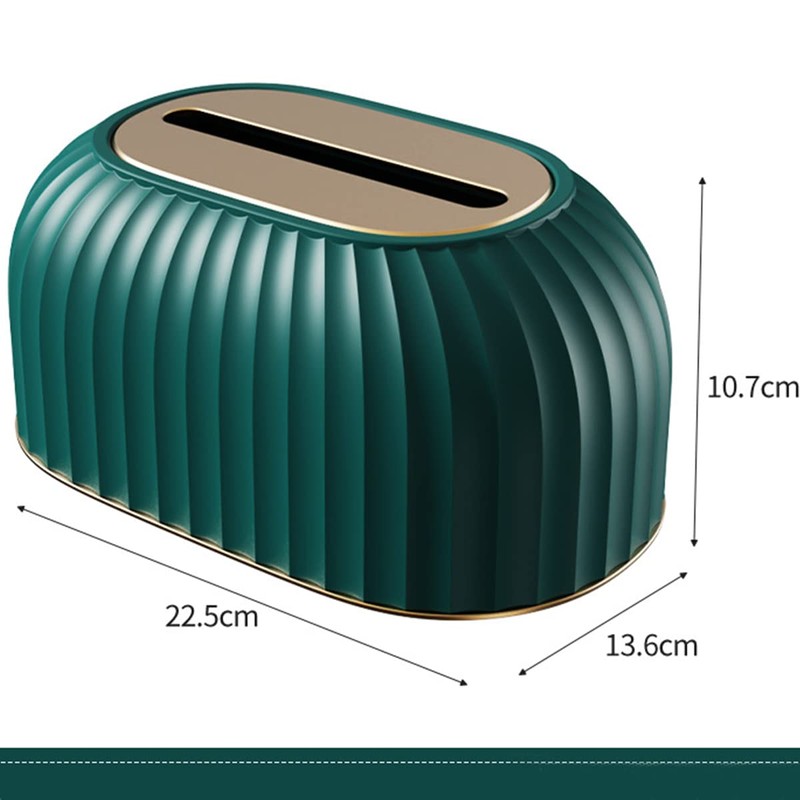 Rectangular Tissue Box Lid for Disposable Tissues, Tissue Box Holder