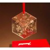 Baccarat Crystal 2005 Unicef Chrstmas Snowflake Ornment