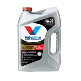 Valvoline Extended Protection High Mileage with Ultra MaxLife Technology 0W-20 Full Synthetic Motor Oil 5 QT