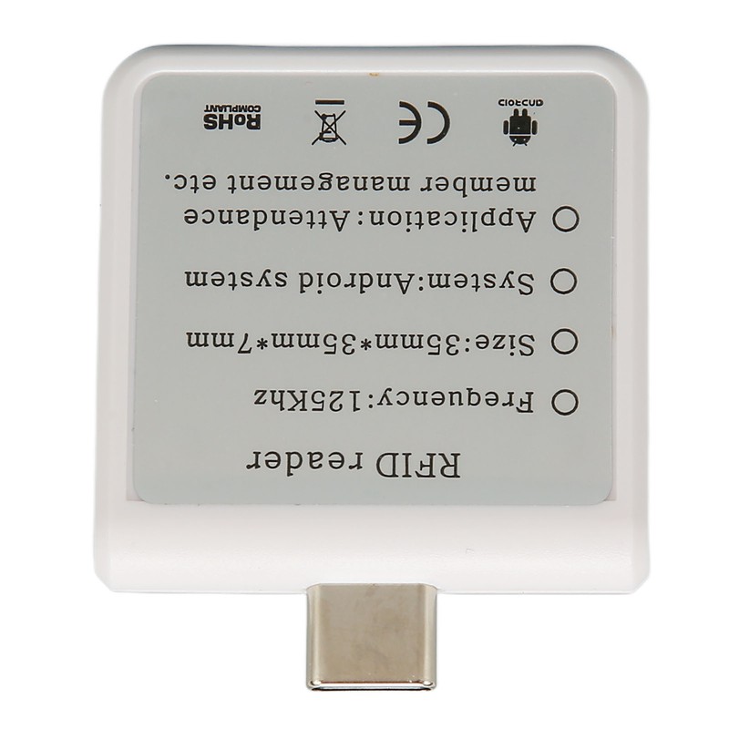 RFID ID Mobile Phone Card Reader Type C Interface 125Khz
