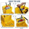 Innouse 25 Quart Plastic Mop Bucket with Side Press Wringer,