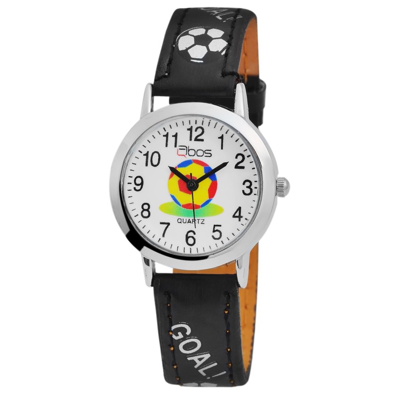 Atlanta Children's Alarm Clock with Watch Boys Blue Football -