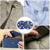 sourcing map 5 Set Sew-on Snap Buttons 19mm Metal Snap