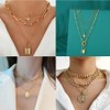 CONGYING 46 Pcs Gold Jewelry Set with 11Pcs Necklace, 11