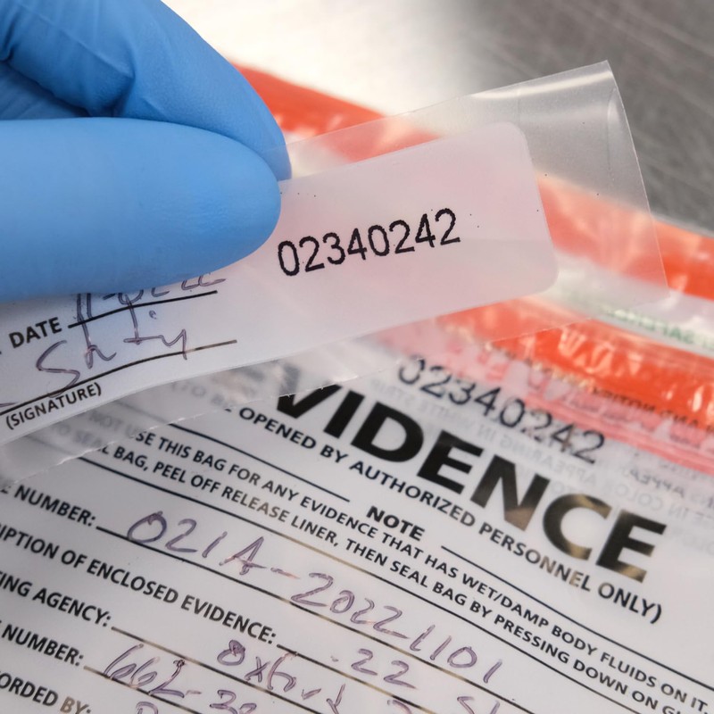 Small Plastic Evidence Bag, 6 x 10 inches, 100pk