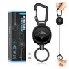 MOECHO Reel Key Chain, Strong Keychain, (Newly Upgraded / Multi-functional,