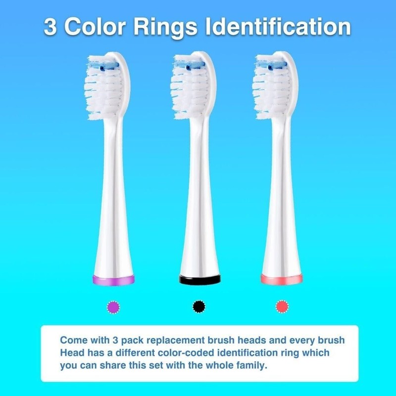 Waterpik Replacement Brush Heads for Waterpik Sonic-Fusion 2.0 Flossing Toothbrush