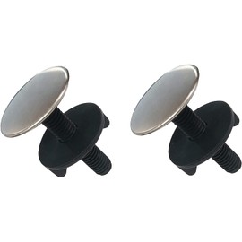 2 Pack Kitchen Faucet Hole Cover Sink Tap Hole Plate Stopper Cover Kitchen Sink Hole Cover Brushed Metal Stainless Steel Plug