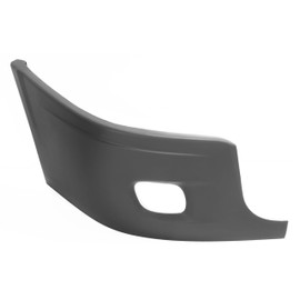 ‎KUAFU Front Bumper End Cap Compatible with 2008-2017 Freightliner Cascadia 3712721381 Front Right Passenger Side Bumper End Cover Corner W/Fog Light Hole Black Plastic (PP)