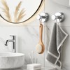 BKV Suction Cup Hooks for Glass Window,Removable Shower Hooks for