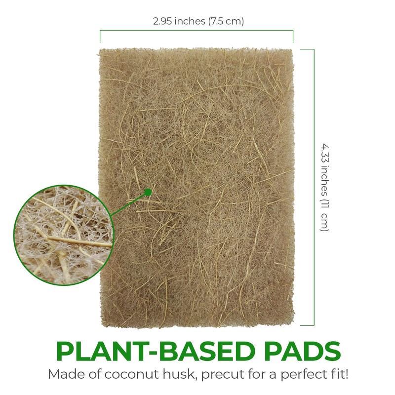 AIRNEX Biodegradable Scrubbing Pads for Dishes - Pack of 24