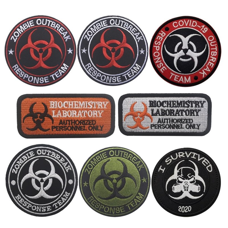PHOENIX IKKI Zombie Outbreak Zombie Outbreak Response Team Biohazard Embroidered