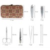 Cork Manicure Pedicure Set 6 Pieces Nail Scissors Cuticle Tools