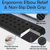 2-Piece Ergonomic Desk Edge Cushion, L-Shaped Memory Foam Elbow Pads