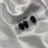 Byul Black Syrup Nail Handmade Nail Tips - Coffin /