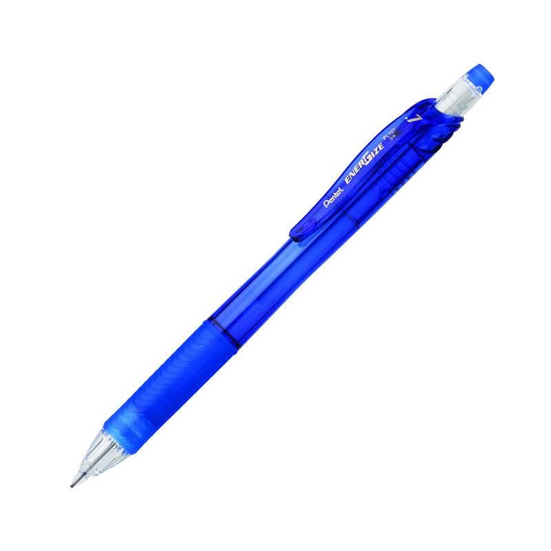 Pentel PL107C EnerGize-X Lápiz de minas 0.7 mm barril azul,