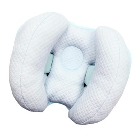 Esquirla Almohada para la Cabeza del Asiento del niño, Asiento Seguro para bebé, reposacabezas Desmontable para bebé de 1 a 2 años, Cochecito cómodo, Almohada, Bebe Azul