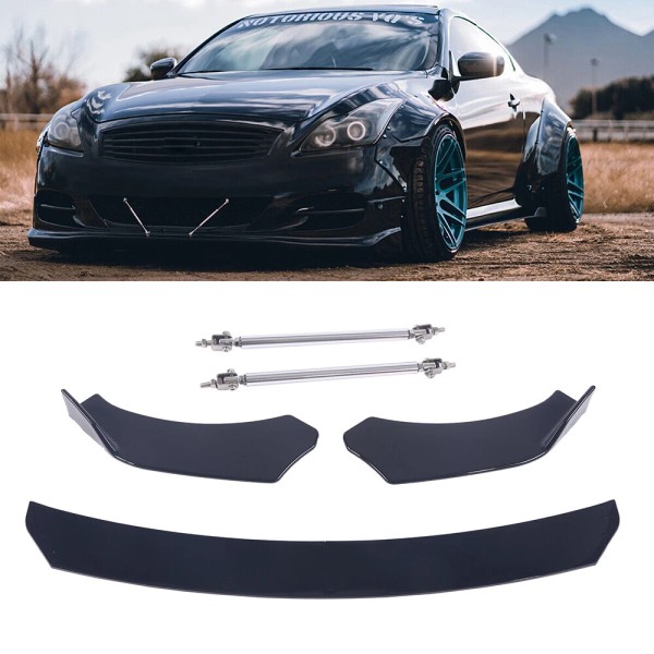 Unbranded For VW Golf MK5 MK6 Front Bumper Lip Splitter