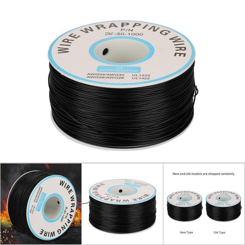 Wire Cable, Electric Cable, 1 Roll Wire-Wrapping Single Copper Wire