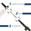 DERASL Universal 1/4'' Quick Connect Pressure Washer Adapter - Compatible