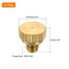 sourcing map Brass Misting Nozzle Plug, 10/24 UNC Screw Thread