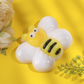 Anboor Animal Squishies Squeeze Toys, 3.5" Soft Kawaii Bee Squishies Stress Relief Sensory Toys for Kids and Adults, Novelty Fidget Toy