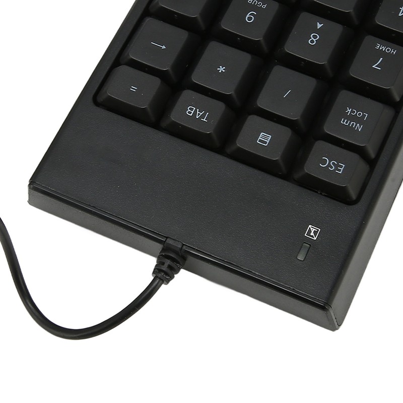 Wired Number Pad 23 Keys 5.9ft Cable USB Plug and
