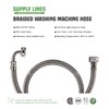 Everflow 2586-2 Washing Machine Hose With 90 Degree Elbow, for