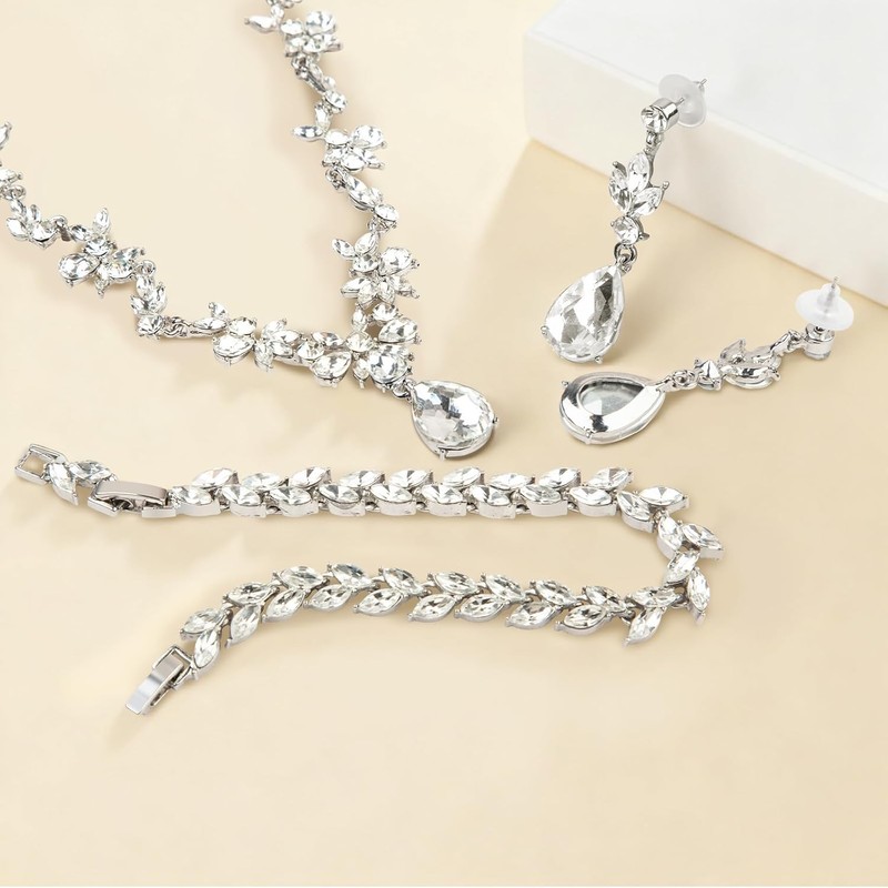 Sendowtek Juego De Joyería, Conjunto De Joyas Para Mujer