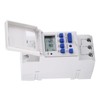 Walfront Digital Timer Switch LCD Display,Weekly Programmable Electronic Relay Time