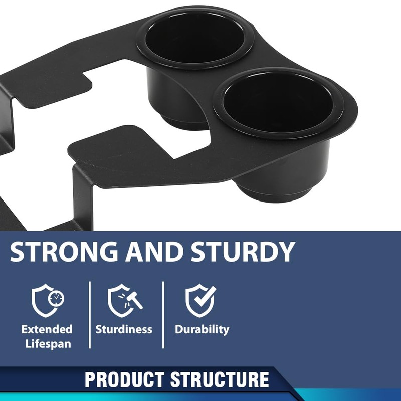 PIT66 Armrest Center Console Cup Holder Compatible with Chevy OBS