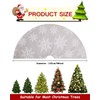 TIDEVAN Large Christmas Tree Skirts, 122 cm Christmas Tree Blanket,