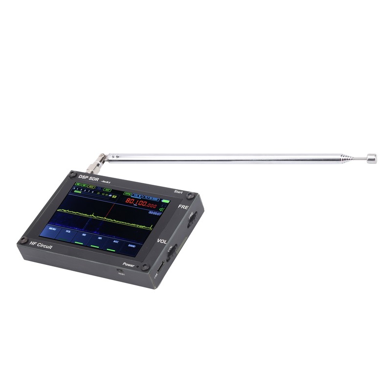Wireless Receiver Black UltraThin DSP SDR HAM Receiving Radio Equipment