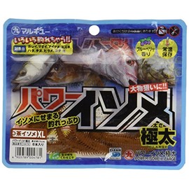 マルキュー(MARUKYU) パワーイソメ(極太) 茶イソメ