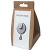 Bathroom & Kitchen Suction Hook Silver Aluminium & Stainless Steel