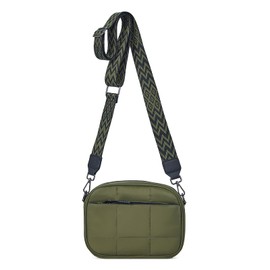 CLUCI Crossbody Bags for Women, Summer Puffer Shoulder Handbags ，Purses for Women with Adjustable Wide Strap