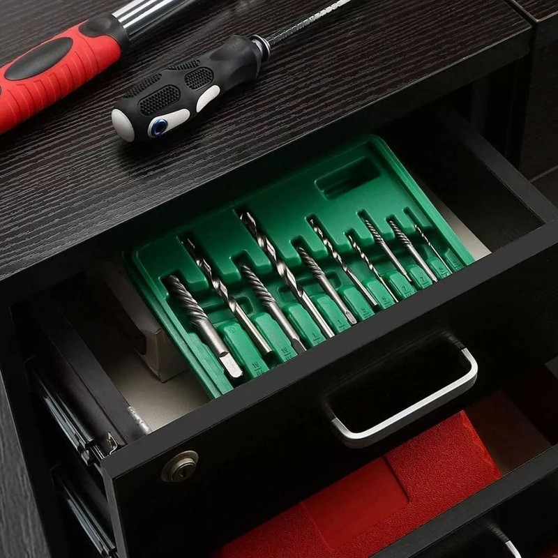 11Pcs Damaged Screw Extractor Set Broken Remover Kit Removal Tool