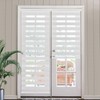 SEEYE Cordless Zebra Blinds for Window, French Door Blinds Free-Stop