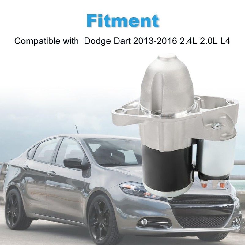 WATERWICH Starter Motor Compatible with Dodge Dart 2013 2014 2015