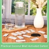 Lounsweer 12 Packs Replacement Activated Charcoal Distiller Filters Coconut Husk