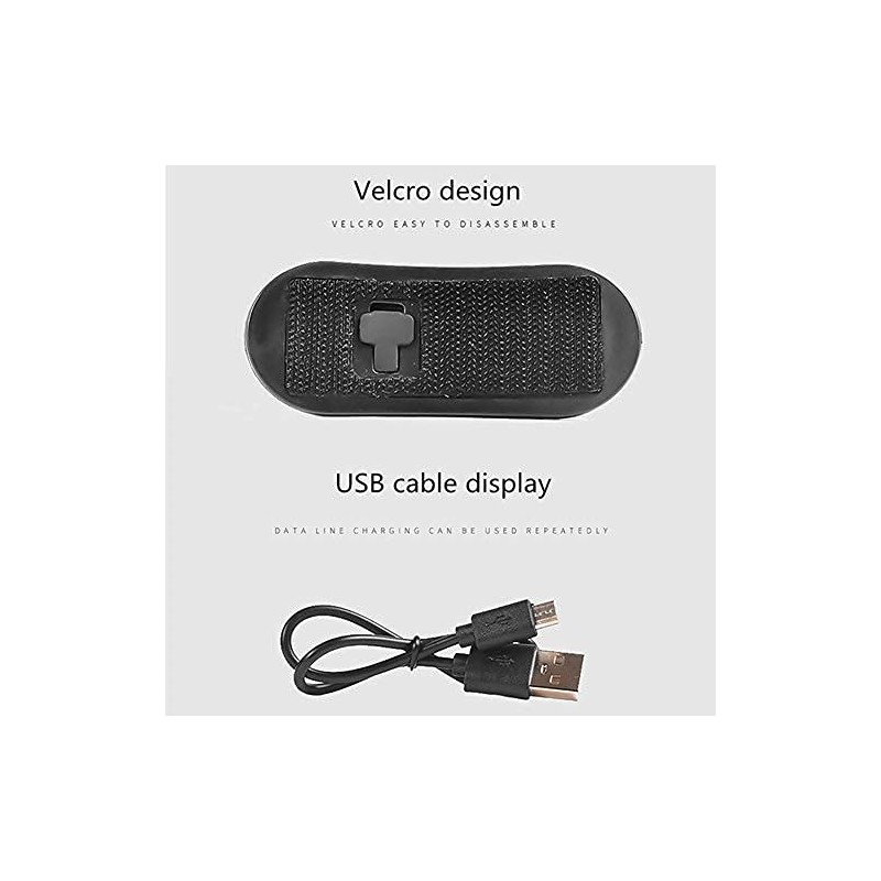 Luz nocturna para casco de motocicleta, luz trasera universal LED