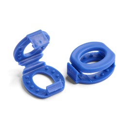 THE ORIGINAL STRETCHLACE Shoelace Knot Clips Keep Shoe Laces Tied & Secure Shoelace Bow Clip Accessory (Blue)