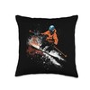 Freestyle Skier Throw Pillow