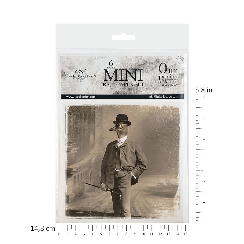 ITD Collection - Mini Papier de Riz Set de Création