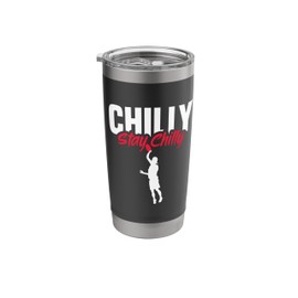 Chilly Stay Chilly Disc Golf Sport Ultimate Funny Frisbee Stainless Steel Insulated Tumbler